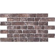 Панели ПВХ&nbsp;&nbsp;Кирпич ретро коричневый&nbsp;&nbsp;960*480*0,4 мм ДЕКОКАМ