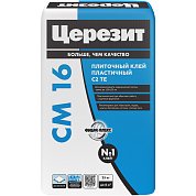 CM 16. Клей для всех видов плитки внутри и снаружи (до 120х120см), 25кг. Церезит