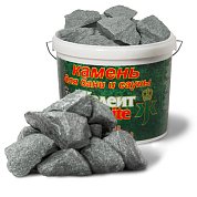 Камень Жадеит "Черный принц" колотый&nbsp;&nbsp;(ведро 18 кг)