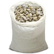 Щебень доломитовый (известковый) фракции  5-20 мешок 25кг