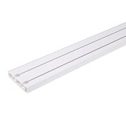 Карниз Ле-Гранд Стандарт белый, 2 м (2 ряда) без поворота 