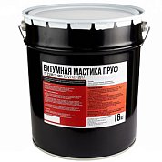 Мастика битумная гидроизоляционная Пруф (ведро, 16 кг).&nbsp;&nbsp;Ант-Снаб