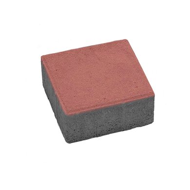 Плитка тротуарная Квадрат цвет Красный 300*300*50 (11,11шт в 1кв.м.) /12,15кв.м