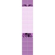 Панели ПВХ  Капли росы фиолетовый  2700*250*8 мм UN ( из 2 шт. )    