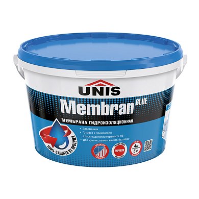 BLUE MEMBRAN. Мембрана гидроизоляционнная, 4кг. Unis