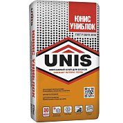 ЮНИС УНИБЛОК. Монтажный клей для блоков, 25 кг. Unis