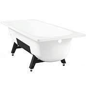 Ванна стальная 1,6*0,7*0,4 T-62902 Tevro с опорной подставкой 2,7мм