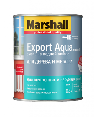 Эмаль акриловая  EXPORT аква т-коричн. п/мат. 0,5л