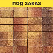 Плита тротуарная 2П.6 (200*100*60) гладкий листопад (красный, коричн, желтый)/14,04м2