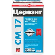 CM 17. Клей для плитки эластичный, 25 кг. Церезит