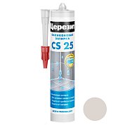 CS 25  Силиконовая затирка "СЕРЕБРИСТО- СЕРЫЙ" 280 мл Ceresit 04