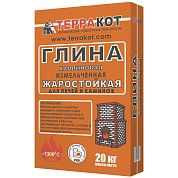 Глина каолиновая "Терракот" 20 кг