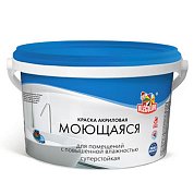 Краска ВДК моющаяся "Олеколор"&nbsp;&nbsp;3кг