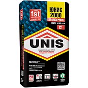 ЮНИС 2000. Клей для плитки малого и среднего размера, 25 кг. Unis