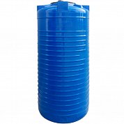 Емкость для воды вертикальная цилиндрическая, 800 л, синяя