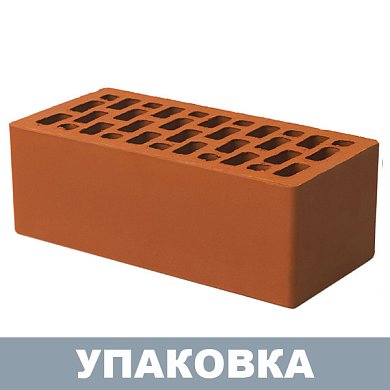 Кирпич Красный облицовочный (полуторный) г.Тула ГОСТ BRAER (352шт.)