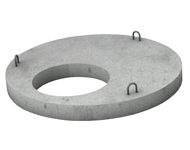 Крышка "без люка" ЖБ D=&nbsp;&nbsp;1м&nbsp;&nbsp;отв. 700 (h=15)