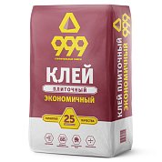 999 Клей плиточный, Экономичный, 25 кг. (Форммат)  