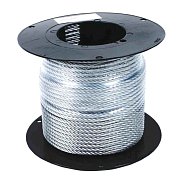 Трос стальной круглопрядный SWR M 4/5 в ПВХ оплетке