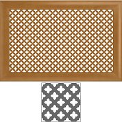 Экран радиатора&nbsp;&nbsp;Груша Готика "ЛОТОС" (бук 1,5*0,6)