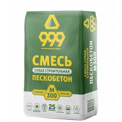 999 ПЕСКОБЕТОН М-300, 25 кг. Форммат