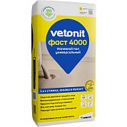 Vetonit ФАСТ 4000. Универсальный наливной пол, 20 кг