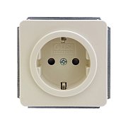 Механизм розетки&nbsp;&nbsp;с БЗК, с ЗП 16А/250V ,цвет бежевый EXTRA