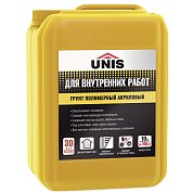 Грунт для внутренних работ, 10л. Unis