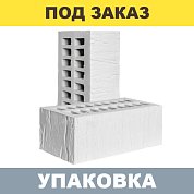 Кирпич керамический лицевой пустотелый Белый 1,4НФ (полуторный), М175, (cortex/L/y дерево) (352шт.)
