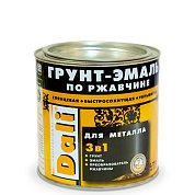 Грунт-эмаль по ржавчине Синий  0,75л "DALI"