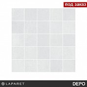 Декор Depo мозаичный белый 25*25