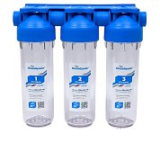 Фильтр магистральный трехступенчатый АКВАБРАЙТ SLIM LINE