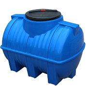 Емкость горизонт.&nbsp;&nbsp;500 л синяя 2-х слойная