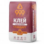 999 Клей плиточный, Стандарт, 25 кг. (Форммат) 