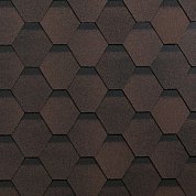 Гибкая черепица Оптима (Коричневый) SHINGLAS 3,0 кв.м