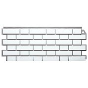 Фасадная панель "FineBer" 1,133м*0,463м Кирпич&nbsp;&nbsp;KLINKER белый