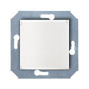 Механизм розетки&nbsp;&nbsp;с БЗК,с откидыв.крышкой,узлом защиты от проник.,16А/250V(с накл),цвет белый CITY