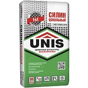 СИЛИН ЦОКОЛЬНЫЙ. Высокопрочная армированная цементная штукатурка, 25кг. Unis