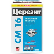 CM 16. Клей для всех видов плитки внутри и снаружи, 25 кг. Церезит