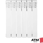 Радиатор алюминиевый ATM Moderno, 500х80, 6 сек.