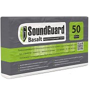 Плита звукопоглащающая SoundGuard Basalt&nbsp;&nbsp;1000*600*50мм (2.4м.кв.)(0,12 м. куб.)