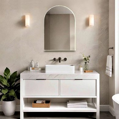 Зеркало MIXLINE "Аркада" 490*670 без полки с фацетом