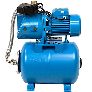 Насосная станция 1200 Вт, бак 24л, насос чугун. STURM