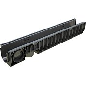Лоток водоотводный PolyMax Basic ЛВ-10.16.12-ПП пластик