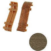 Соединитель "Сантал Темный" IDEAL д/кабел.плинтуса 