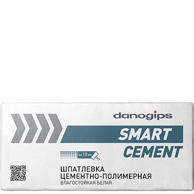 SmartCement. Шпатлевка цементно-полимерная, 20кг. Danogips  