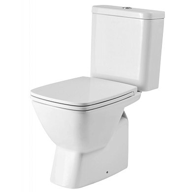 Унитаз-компакт Heo с сиденьем Soft Close Slim. Santek