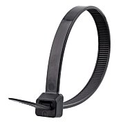 Кабельная стяжка Зубр нейлоновая, черная проф., 9х650 мм 