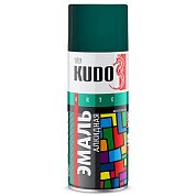 Аэрозоль краска Зеленая Темная  "KUDO", 520мл KU-1007