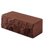 Кирпич Рустированный Коричневый (полуторный) Глубокинский 